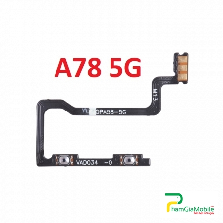 Dây Cáp Âm Lượng OPPO A78 5G Âm Lượng Power & Volume Button Flex Cable